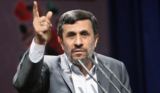 Iranian President Mahmoud Ahmadinejad (Associated Press)