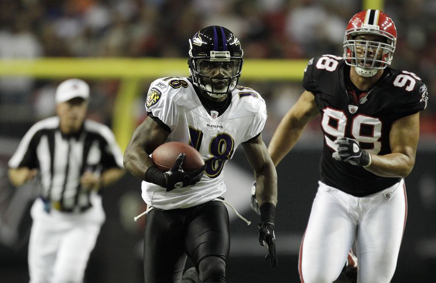 Veteran receiver Donte Stallworth told 106.7 The Fan on Wednesday that he's "excited to be a Redskin now." Stallworth is expected to sign his deal Friday, the first day teams are allowed to finalize free agent contracts under the labor rules implemented at the end of the NFL lockout. (AP Photo/David Goldman, File)