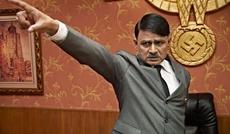 PHOTOGRAPHS PROVIDED BY AMRAPALI MEDIA VISION
Diminutive actor Raghubir Yadav plays Adolf Hitler in the Indian movie &quot;Dear Friend Hitler,&quot; based on two letters Mahatma Gandhi wrote to the Fuhrer beseeching him to avoid war. Avijit Dutt plays Gandhi. 