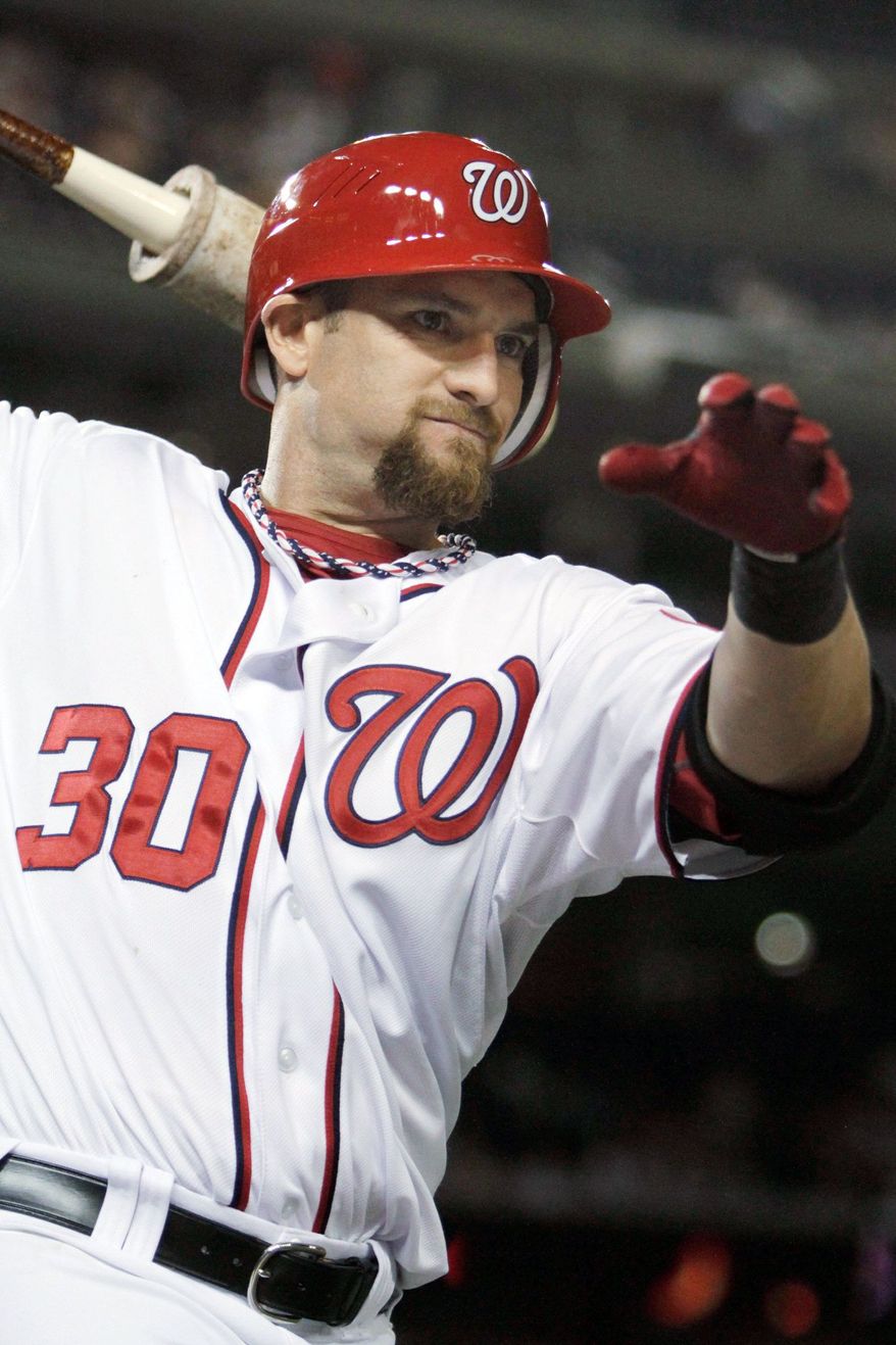 Since being traded to the Washington Nationals, (entering Wednesday's game) Jonny Gomes is batting .320 with with two home runs and four RBI.