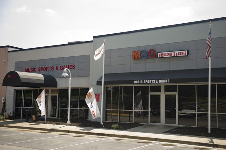 The MSG Club is seen, in Capitol Heights, Md., Monday, Aug. 8, 2011. Two people were shot outside the club on early Monday morning. (Drew Angerer/The Washington Times)