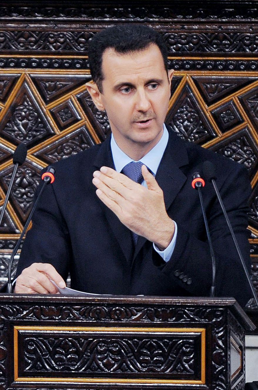 **FILE** Syrian President Bashar Assad (Associated Press)
