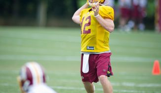 Redskins quarterback John Beck hasn&#39;t seen action in an NFL regular-season game since 2007 when he was with Miami. He&#39;ll start Friday night&#39;s preseason game at Indianapolis. (Rod Lamkey Jr./The Washington Times)