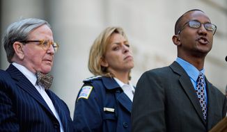 **FILE** D.C. Council member Jim Graham (left), Chief of Police Cathy L. Lanier (center) and interim DYRS Director Neil A. Stanley (Drew Angerer/The Washington Times)