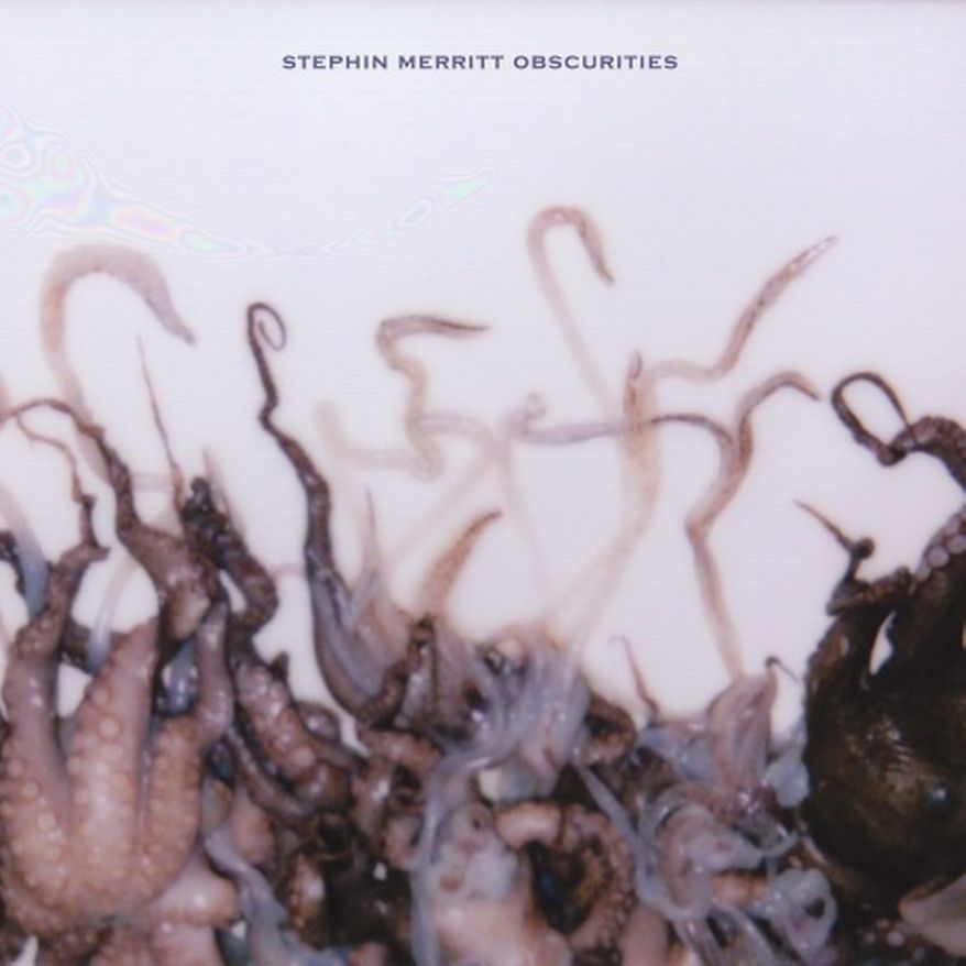 CD cover for Stephin Merritt “ObscuritiesÓ released by Merge.