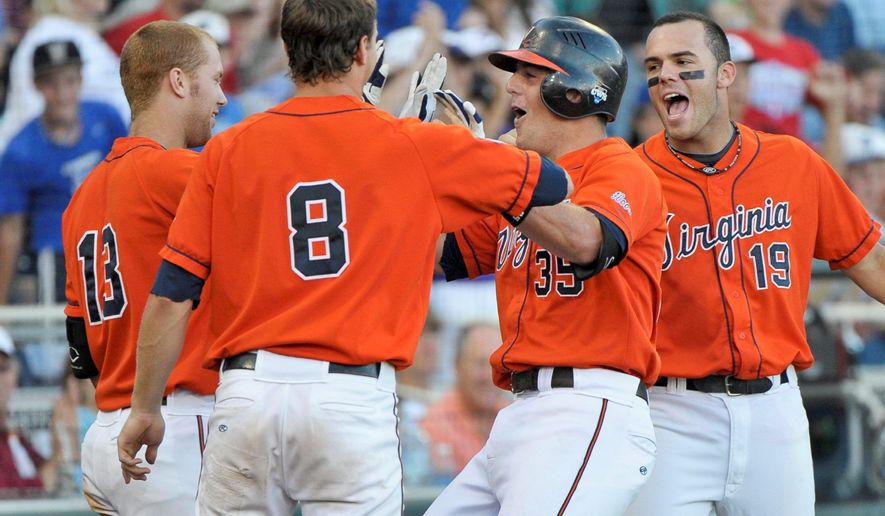 Ranked No. 1 for much of the season, Virginia baseball lost to South Carolina in the College World Series in June. (Associated Press)
