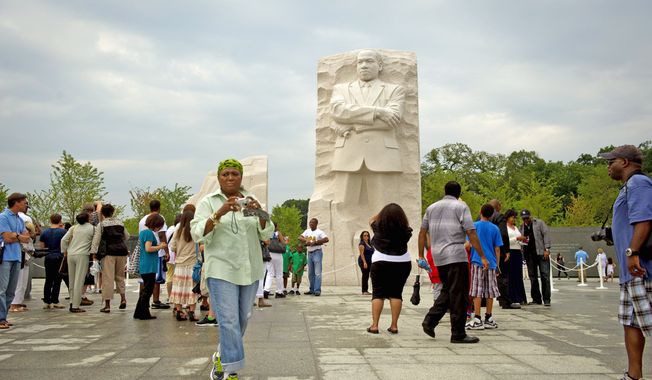 ** FILE ** The Martin Luther King Jr. National Memorial on the Mall. (Rod Lamkey Jr./The Washington Times)