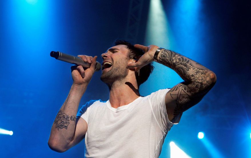 ** FILE ** Maroon 5 vocalist Adam Levine. (Associated Press)