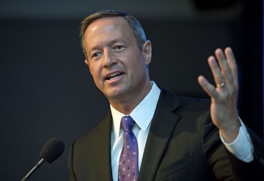 Martin O'Malley (Barbara L. Salisbury/The Washington Times)