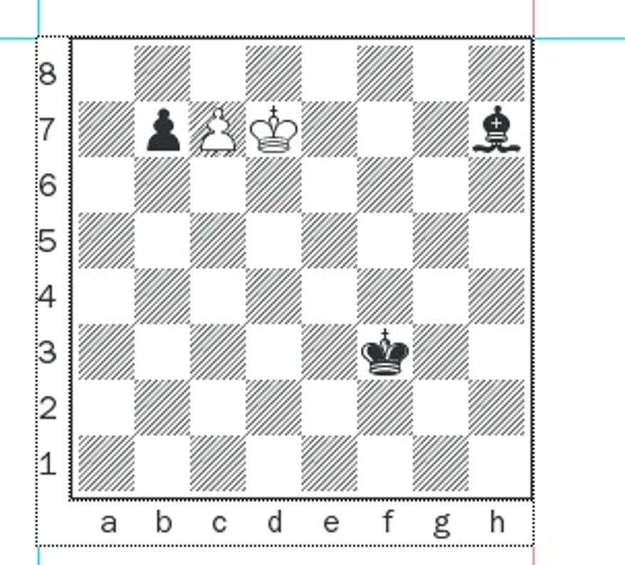 White to play and draw. Sarychev and Sarychev, 1928.