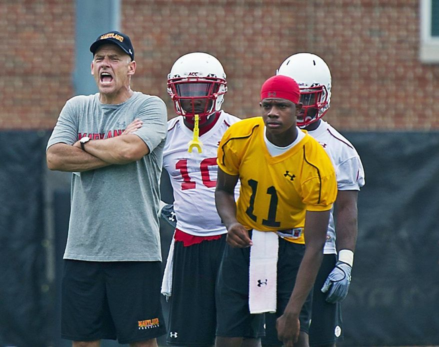 Maryland offensive coordinator Gary Crowton will not return to the program next season after one year with the school. (Drew Angerer/The Washington Times)