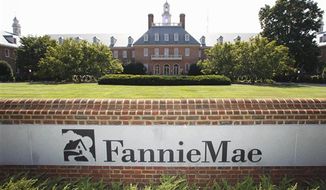 **FILE** Fannie Mae&#39;s headquarters are seen in Washington on Aug. 8, 2011. (Associated Press)