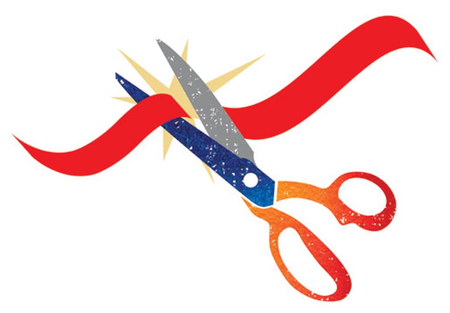 Illustration: Red tape by Greg Groesch for The Washington Times