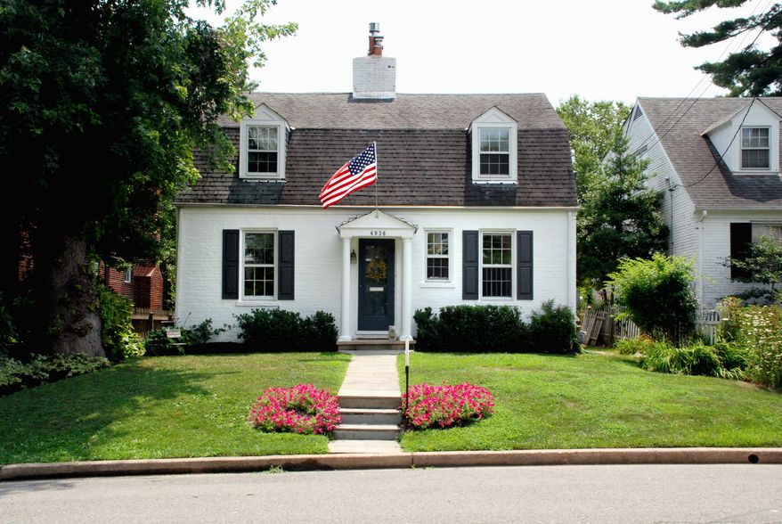 The home at 4936 Brandywine St. NW in the American University Park community is on the market for $1,060,000. The three-level home, built in 1927, has three bedrooms and two fireplaces.