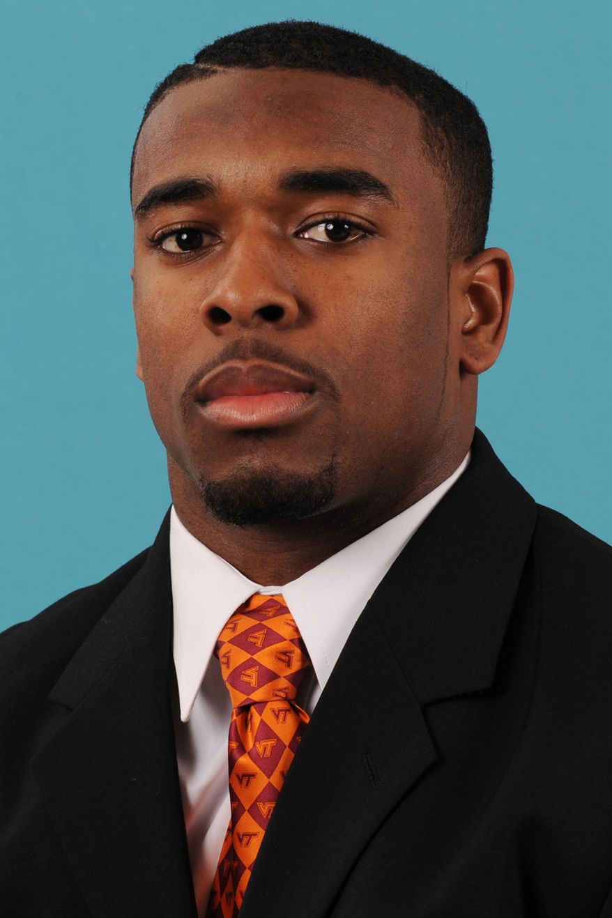 Virginia Tech safety Antone Exum accepts nothing but the best from himself. The redshirt sophomore's progression will be measured Saturday with a huge test against East Carolina. (Virginia Tech Athletics)