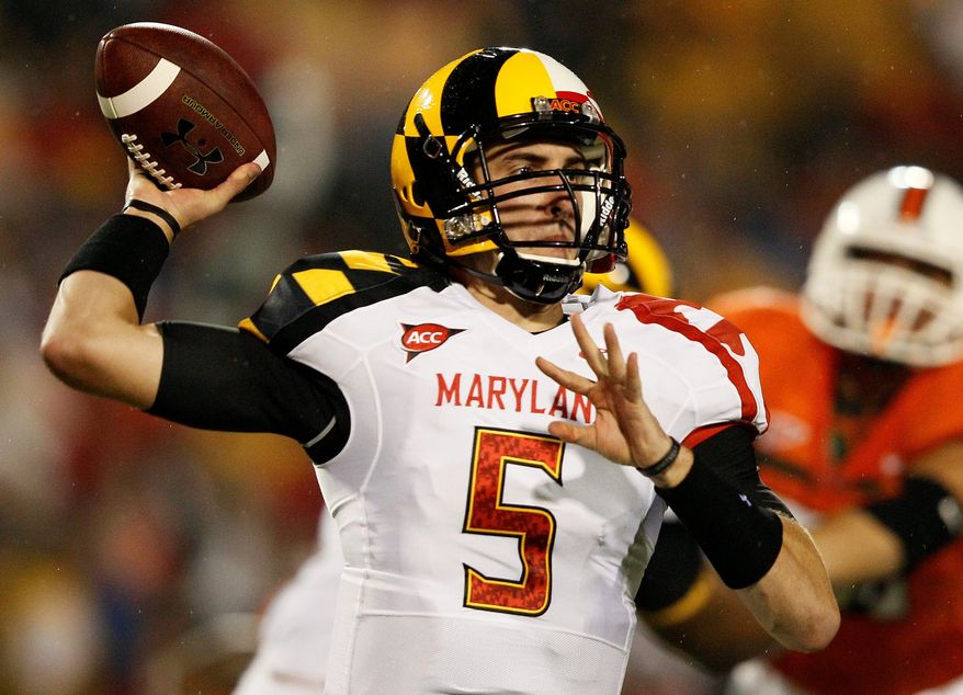Said Maryland quarterback Danny O'Brien said of the team's red-zone struggles. "Most of those drives were really well-executed all the way down there, and then you get down there and you really have to capitalize." (Associated Press)