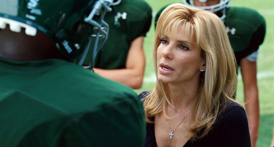 "The Blind Side" from 2009, starring Sandra Bullock, gives a more balanced view of the state, with sympathetic characters both black and white. (Warner Bros. via Associated Press)