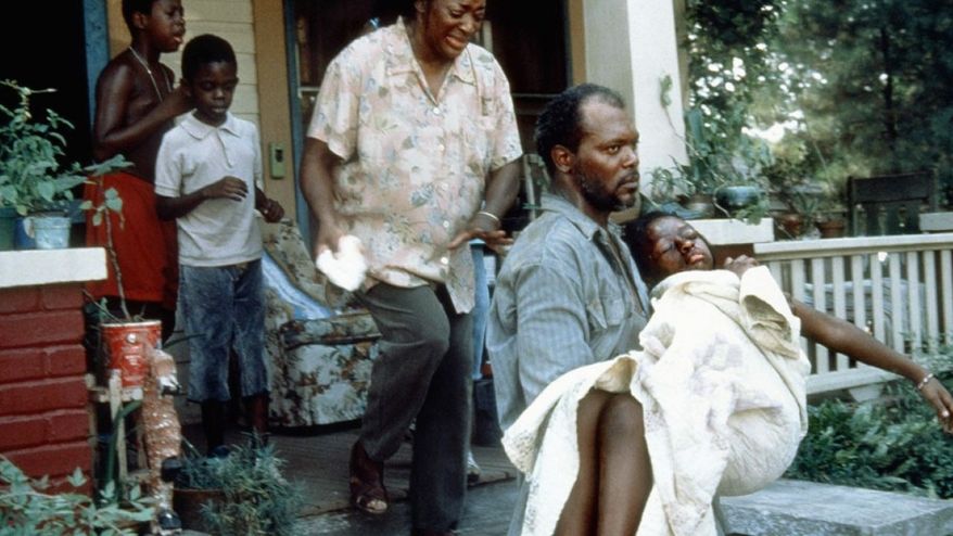 Mississippi stereotypes persist in "A Time to Kill," starring Samuel L. Jackson. (Photograph provided by Warner Bros. Pictures)