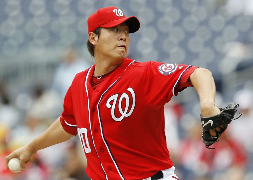 The Washington Nationals and starting pitcher Chien-Ming Wang appear to be on the verge of a new contract. (AP Photo/Luis M. Alvarez)