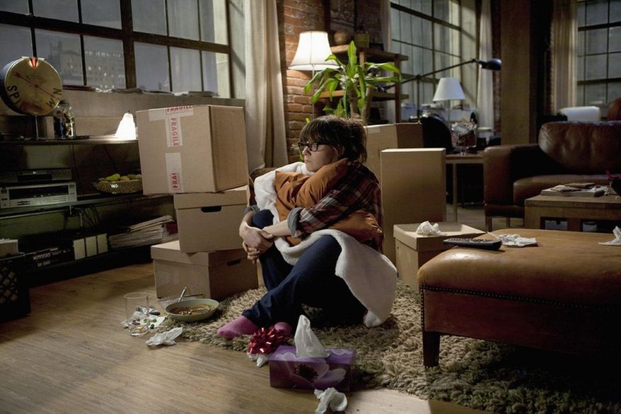 Jess Day, played by Zooey Deschanel, moves in with three single guys in "New Girl," whose male characters are either ornaments, comic foils or villains. (Fox TV)