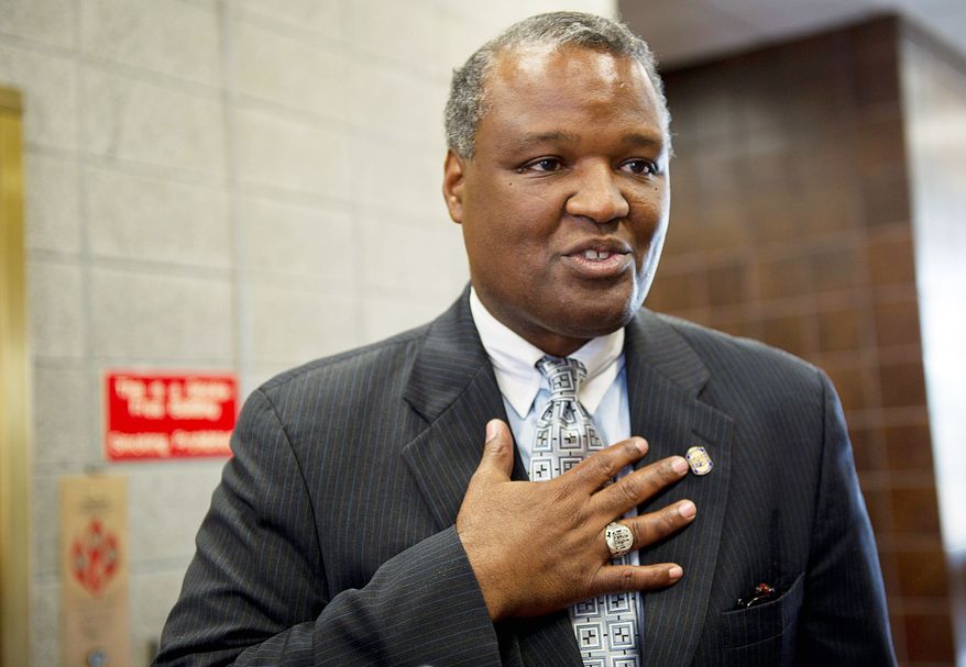 "This would not have been possible unless we could bring all of our agencies together," said County Executive Rushern L. Baker. (Barbara L. Salisbury/The Washington Times)