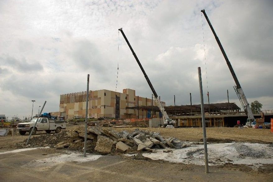 Parx Casino is in the middle of expansion in Bensalem, Pa., near Philadelphia. Pennsylvania lawmakers grew tired of watching hundreds of millions of dollars leave the state each year as residents placed their bets at gambling casinos in neighboring states. Some gamblers headed east to Atlantic City, N.J. Others drove to West Virginia. (Andrew Harnik/The Washington Times)