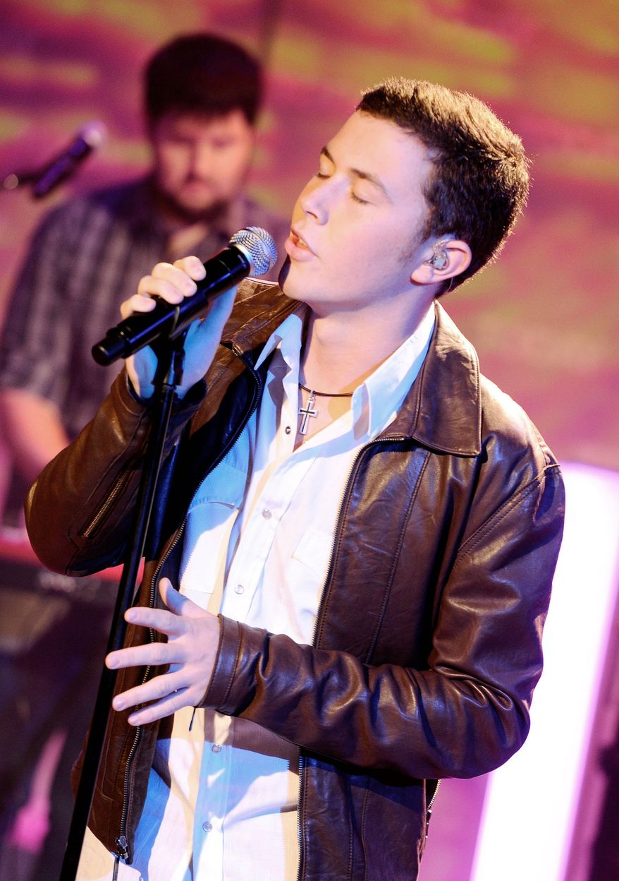 "American Idol" winner Scotty McCreery recorded 12 songs for his "Clear As Day" album. (NBC via Associated Press)