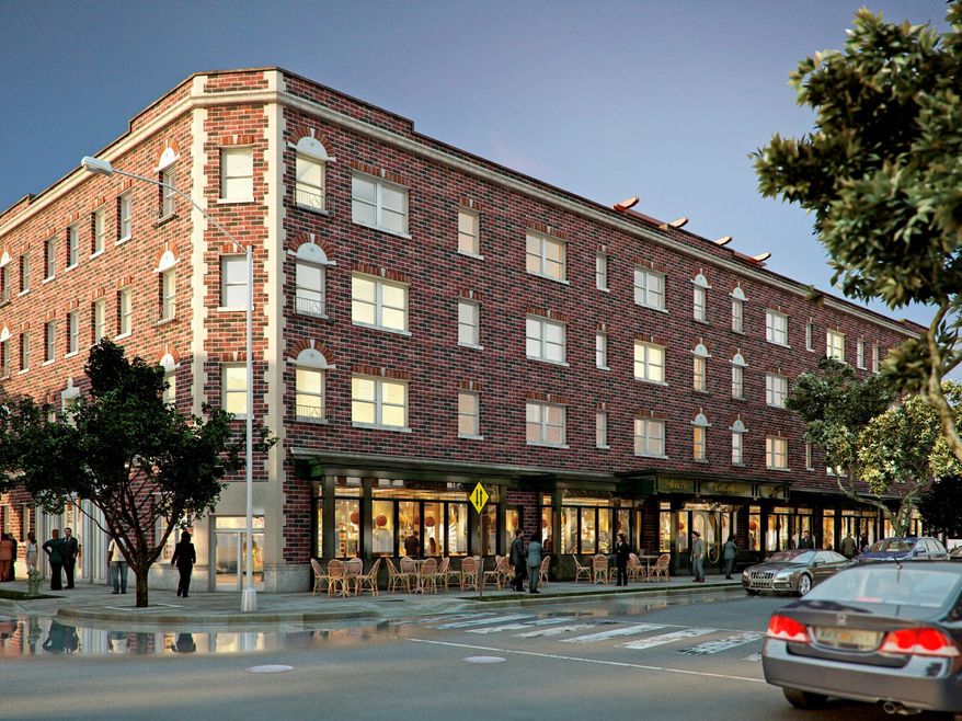 The four-story building at 1020 Monroe St. Northwest has retail on the street level, including a restaurant and a coffee lounge, and is three blocks from the restaurants and shops along 14th Street. The one- and two-bedroom condos at 1020 Monroe are base-priced from the upper $200,000s to the mid-$400,000s.