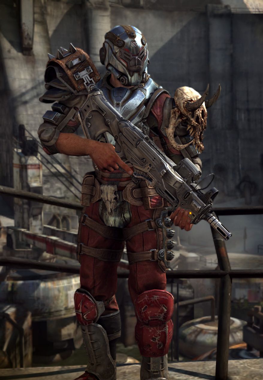Players get the Crimson Elite armor in the video game Rage: Anarchy Edition.
