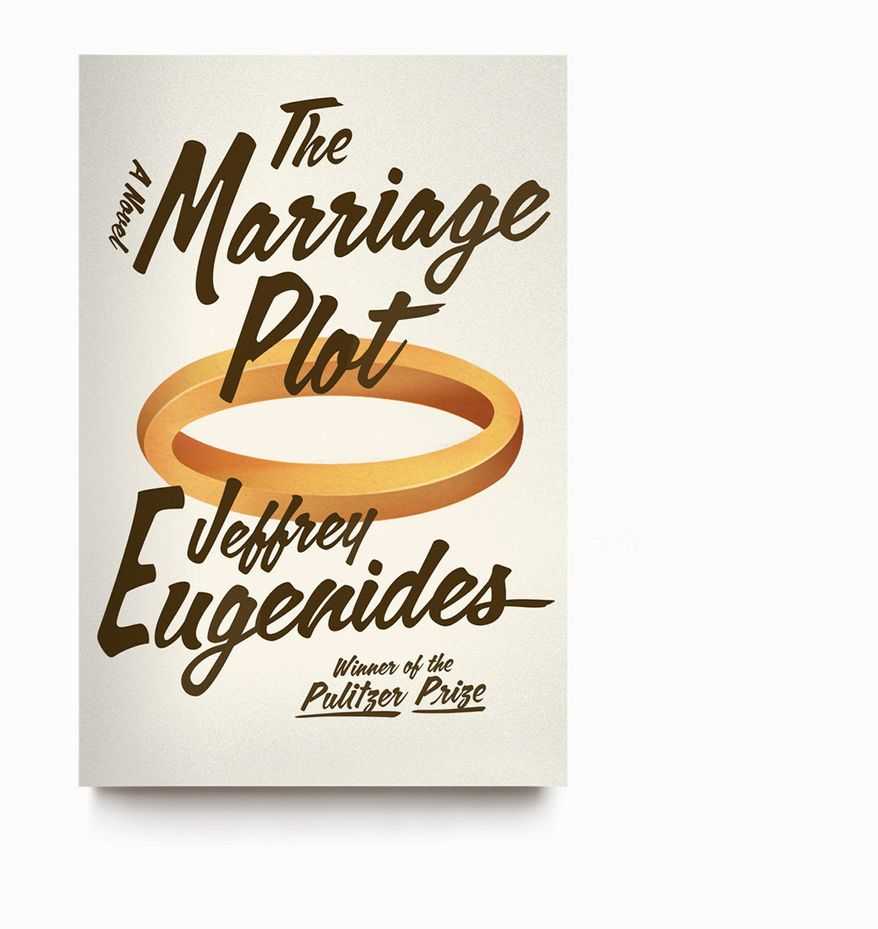 Book cover for "The Marriage Plot" by Jeffrey Eugenides