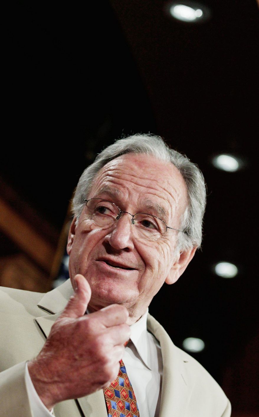 Sen. Tom Harkin, Iowa Democrat, as chairman of the education panel had promised a reform bill in the spring. He is expected to present his plan Tuesday. (Associated Press)