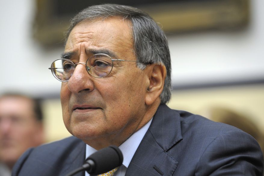 Defense Secretary Leon E. Panetta testifies before the House Armed Services Committee on Capitol Hill in Washington on Thursday, Oct. 13, 2011. (AP Photo/Cliff Owen)
