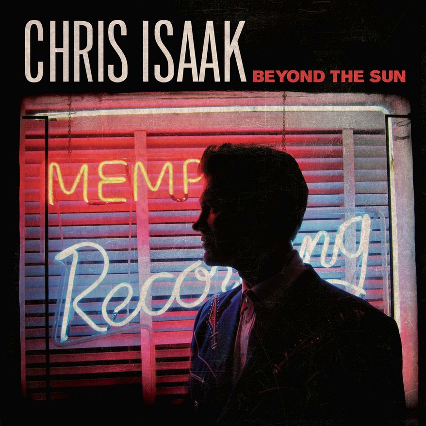 Album cover for Chris Isaak "Beyond the Sun". (Vanguard Records)