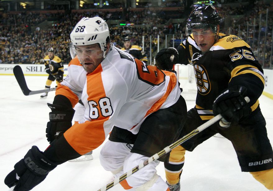 Flyers right wing Jaromir Jagr. (Associated Press file)