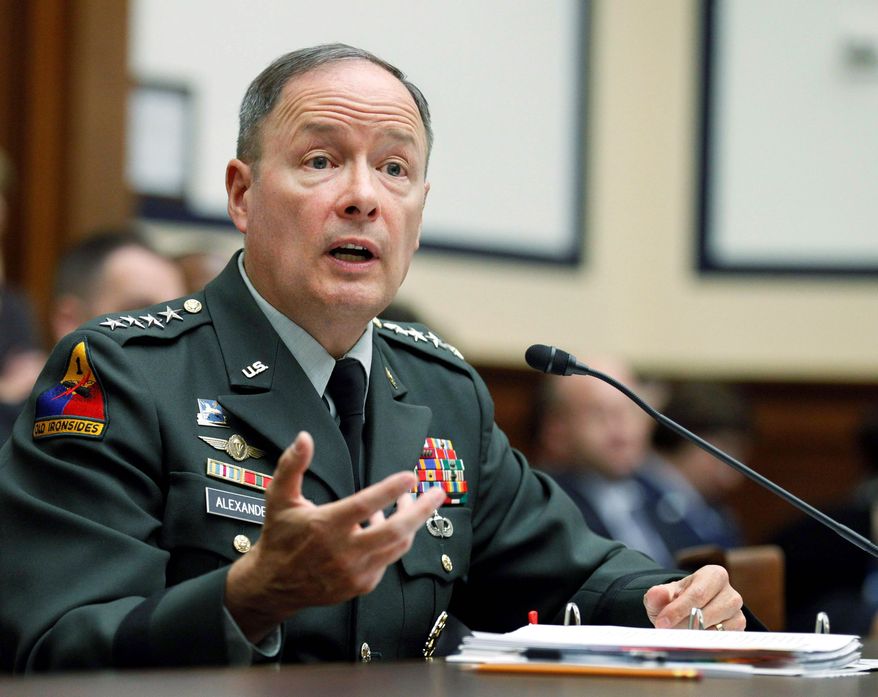 ** FILE ** Army Gen. Keith B. Alexander (Associated Press)