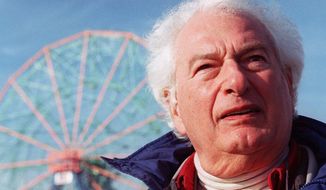 Author Joseph Heller visited Coney island in 1998, a year before his death. His old neighborhood in Brooklyn was the subject of the memoir he wrote in later life, &quot;Now and Then.&quot; (Associated Press)
