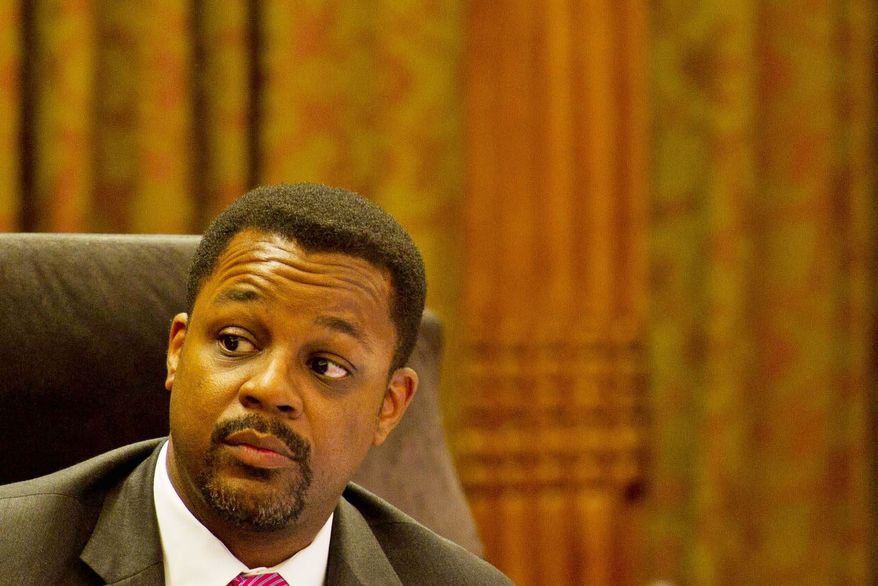 **FILE** D.C. Council Chairman Kwame R. Brown (The Washington Times)