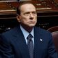 Mr. Berlusconi attends a voting session at the lower chamber on Tuesday. Mr. Berlusconi won a much-watched vote Tuesday, but the result laid bare his lack of support in parliament as financial pressure from the eurozone debt crisis pummeled Italy. (Associated Press)