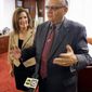 The controversy that Maricopa County Sheriff Joe Arpaio generates hasn&#39;t stopped presidential candidates from meeting with him, as Rep. Michele Bachmann of Minnesota did in September. The sheriff makes inmates wear pink underwear and live in tents during Arizona&#39;s sweltering summers. (Associated Press)