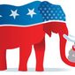 Illustration: GOP election by Linas Garsys for The Washington Times
