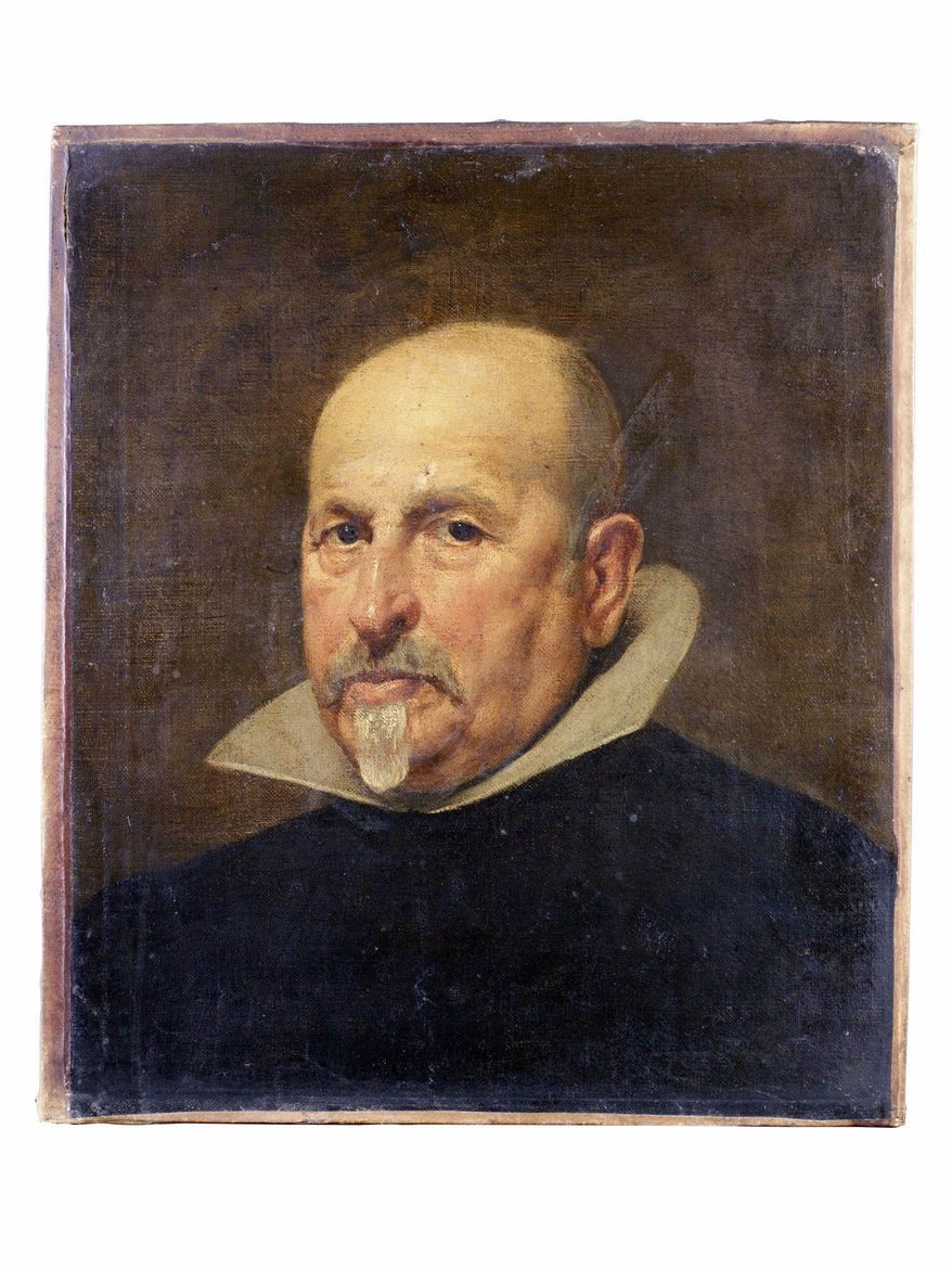 Spanish painter Diego Velazquez's painting of Juan Mateos, King Philip IV's Master of the Hunt was recently authenticated and will be auctioned off by Bonhams in its London salesroom. In advance of the sale, Bonhams is bringing it to Washington to show to potential clients. The catalog estimate for the work is $3.2 million to $4.8 million. (Bonhams)