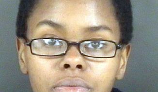 Alexis Mattocks, now 21, a DYRS youth faces first-degree murder charges in North Carolina that could lead to the death penalty if she is convicted. (Police handout)