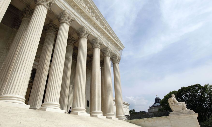 **FILE** The Supreme Court is seen in Washington on May 3, 2011. (Associated Press)