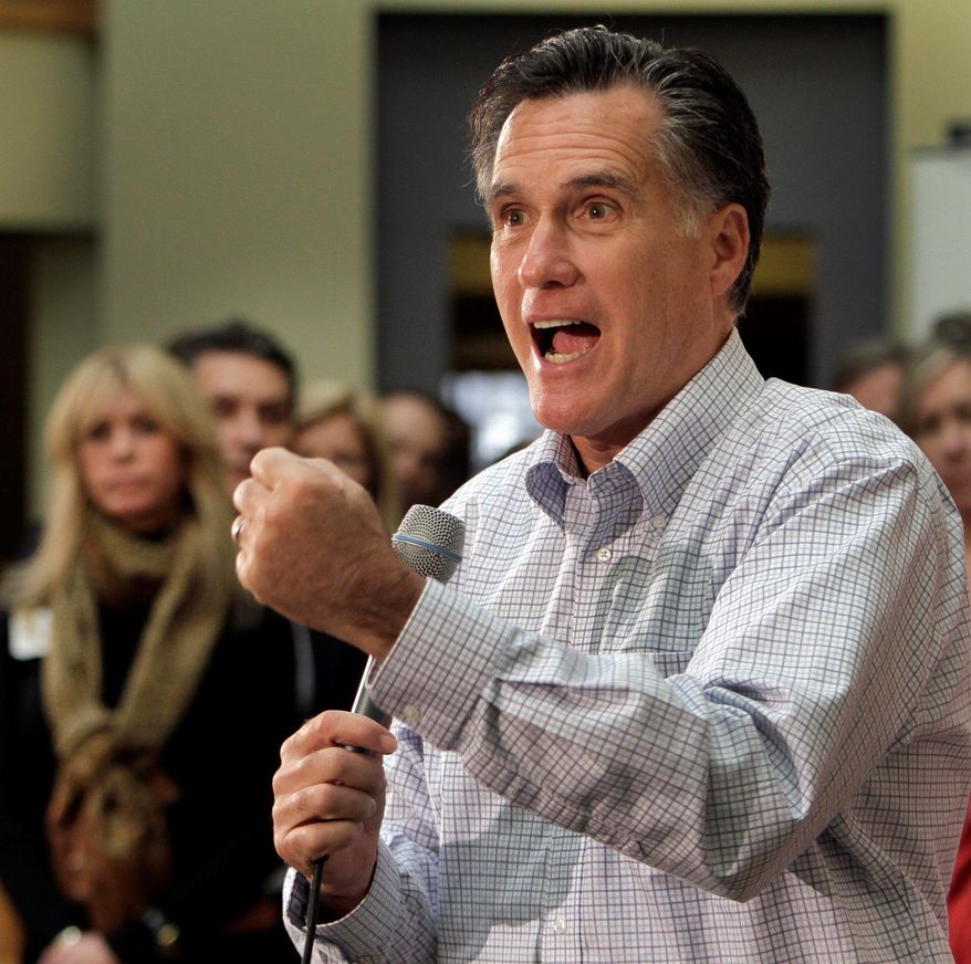 Republican presidential candidate Mitt Romney, a former Massachusetts governor, has said the United Nations too often becomes a forum for tyrants when it should promote democracy and human rights. (Associated Press)