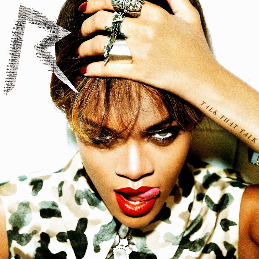 In this CD cover image released by Island Def Jam Music Group, the latest release by Rihanna, "Talk that Talk," is shown. (AP Photo/Island Def Jam Music Group)