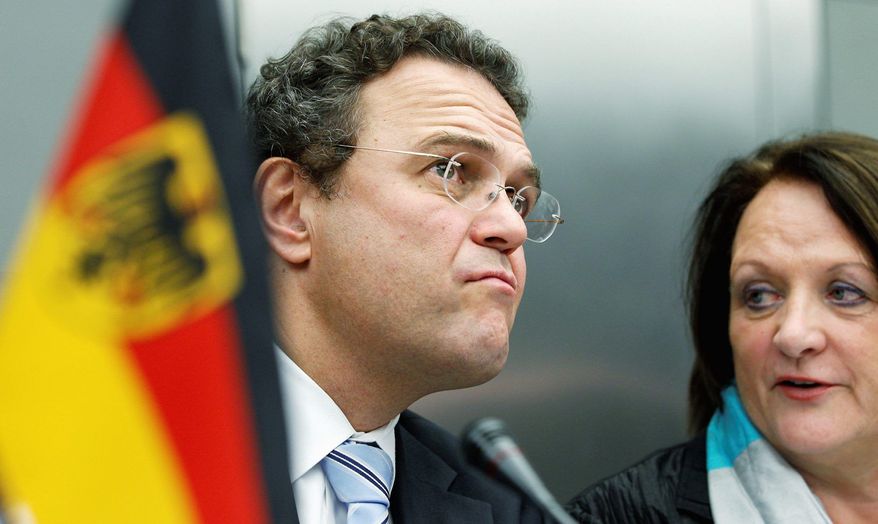 German Interior Minister Hans-Peter Friedrich and German Justice Minister Sabine Leutheusser-Schnarrenberger were part of a meeting in Berlin this month to discuss the nation's fight against neo-Nazis. (Associated Press)