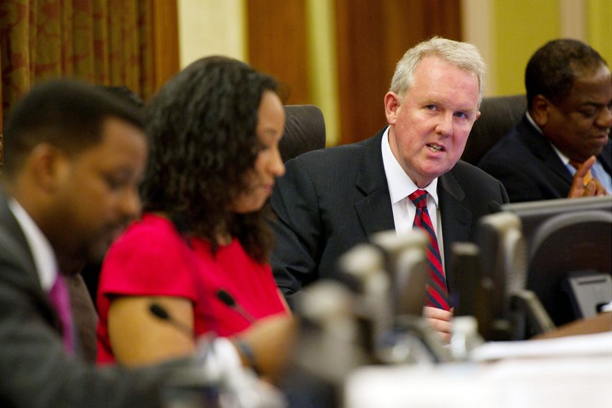 Council member Tommy Wells was the subject of strange backlash at the meeting for introducing a bill to repeal the iGaming law. (The Washington Times)