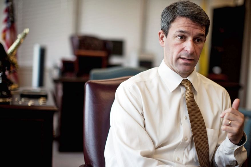 FACING OFF: Virginia Attorney General Kenneth T. Cuccinelli II caught Lt. Gov. Bill Bolling off guard last week with his announcement that he will run for governor in 2013. Mr. Bolling was the heir apparent. The move caused a stir at the state GOP's annual retreat over the weekend. (Washington Times)