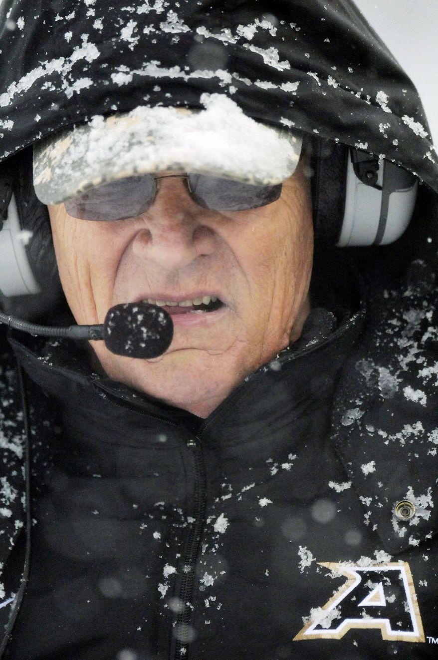 Army coach Rich Ellerson last year led the Black Knights to their first bowl victory since 1985. (Associated Press)