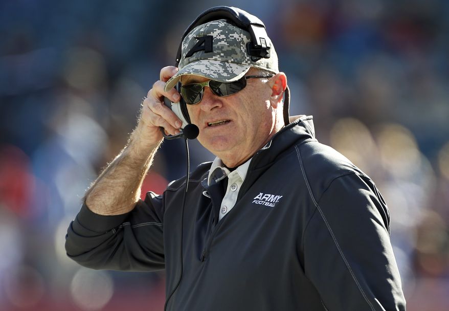Army coach Rich Ellerson last year led the Black Knights to their first bowl victory since 1985. (Associated Press)